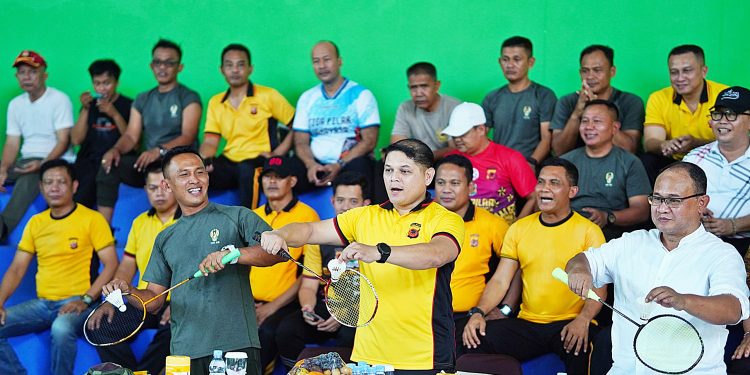 Polres Purwakarta Sambut Hari Bhayangkara Ke-78, Dengan Menggelar Liga Nepak 3 Pilar