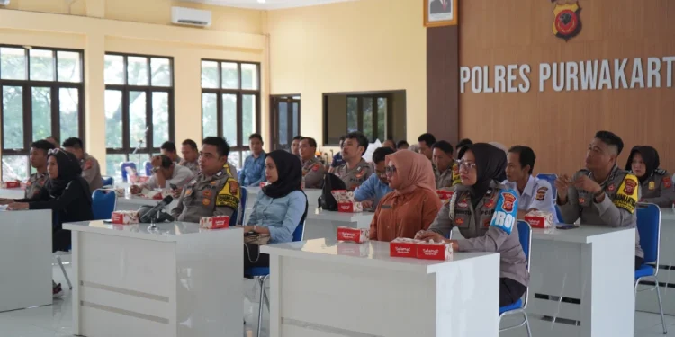 Polres Purwakarta Gelar Pelatihan Dalam Rangka Peningkatan Kemampuan Pengelolaan Informasi, Data Dan Dokumentasi