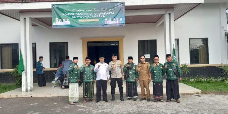 Kapolsek Campaka Hadiri Acara Konsolidasi PCNU Purwakarta ke MWCNU Campaka
