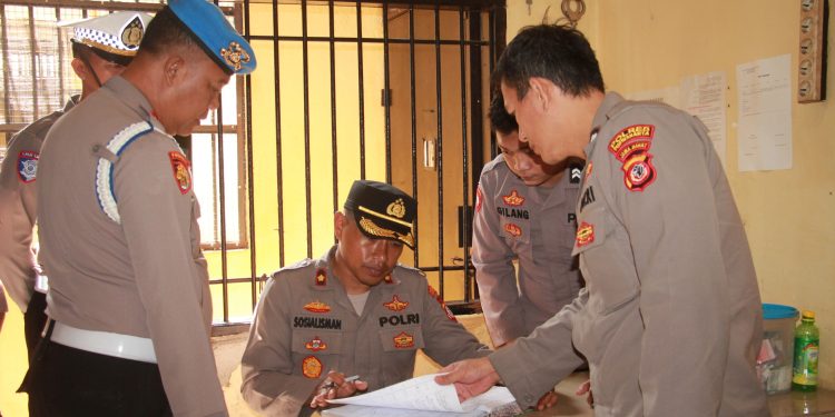 Wakapolres Rutin Pengecekan Ruang Tahanan Polres Purwakarta