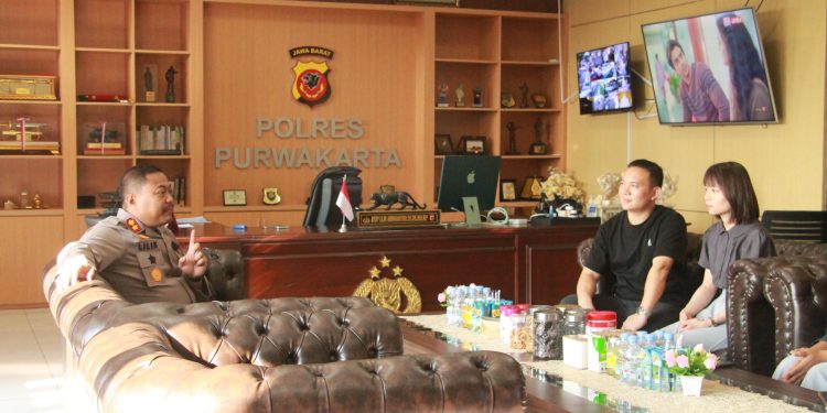 Dalam Rangka Koordinasi Ketersediaan Kebutuhan Pokok Masyarakat, Kapolres Purwakarta Bersama PT. God-Day Gelar Silaturahmi