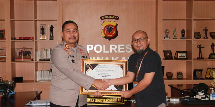 Keren, Tiga Tahun Berturut-turut Polres Purwakarta Raih Penghargaan Terbaik Dari KPPN