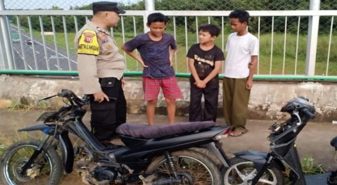 Quick Respon Unit Patroli Polsek Campaka Tanggapi Laporan Balap Liar Menjelang Berbuka Puasa