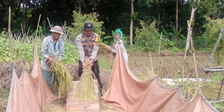 Tekankan Pentingnya Keamanan di Wilayah Binaannya, Bhabinkamtibmas Polsek Cibatu Sambangi Warga Desa Cikadu