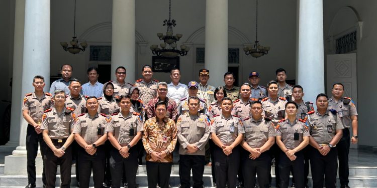 Sekda Purwakarta Terima Kunjungan Mahasiswa STIK angkatan Ke-82.