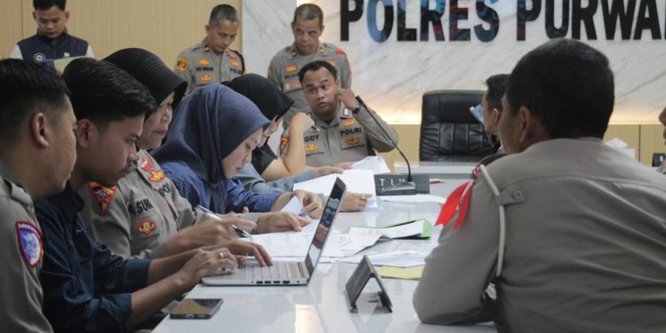 Polres Purwakarta Ikuti Supervisi Operasi Ketupat Lodaya 2025 Dari Polda Jawa Barat