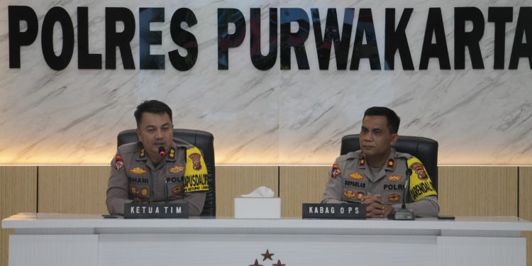 Polres Purwakarta Ikuti Supervisi Operasi Ketupat Lodaya 2025 Dari Polda Jawa Barat