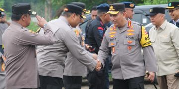 Kapolres Purwakarta Dampingi Kunjungan Kerja Kapolri di Kantor Jasa Marga