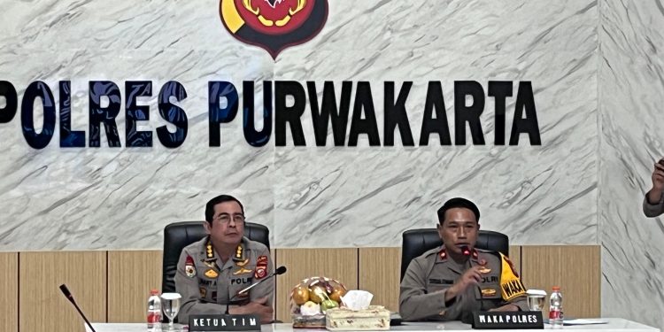 Polres Purwakarta Jadi Tuan Rumah Kegiatan Was Ops Ketupat Lodaya 2025 oleh Itwasda Polda Jabar