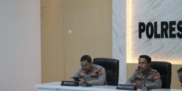 Kapolres Purwakarta Beserta Jajaran Ikuti Vicon Arahan Kapolri