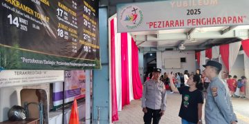 Jelang Peringatan Wafatnya Isa Almasih, Polres Purwakarta Lakukan Sambang Ke Gereja