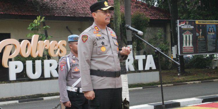 AKBP Lilik Ardhiansyah Pimpin Upacara Hari Kesadaran Nasional Di Mapolres Purwakarta