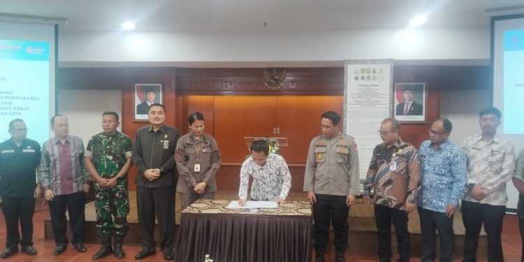 Polres Purwakarta Hadiri Rapat Koordinasi Lintas Lembaga Pelatihan Vokasi dan Kerja Sama dengan Sektor Swasta