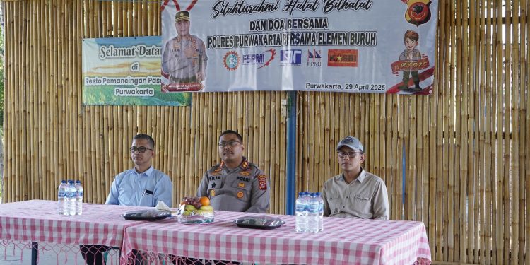 Menjelang May Day 2025, Polres Purwakarta Jalin Silaturahmi dengan Elemen Buruh