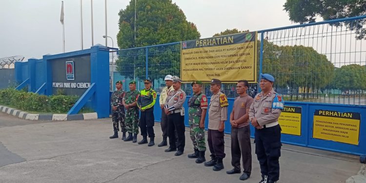 Kapolsek Campaka Pimpin Langsung Pengamanan dan Pengawalan Buruh di Hari Buruh Nasional