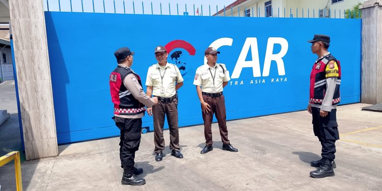 Sambangi Perusahaan, Polsek Cibatu Dorong Pengamanan Maksimal