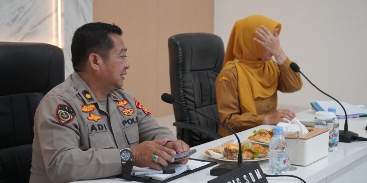 Polres Purwakarta Ikuti Analisa dan Evaluasi Dianmas STIK Angkatan ke-82 melalui zoom meeting