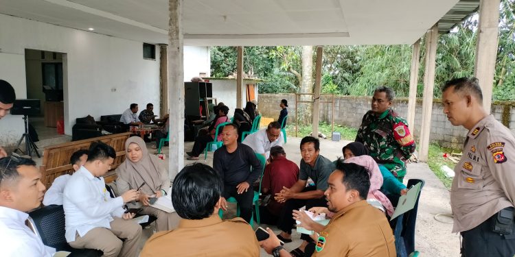Sinergitas TNI-Polri Di Purwakarta, Dalam Kegiatan Musyawarah penertiban Sertifikat Hak Milik.