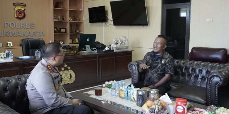 Silaturahmi Polres Purwakarta dengan Anggota DPRD dan Ketua LSM GMBI Bahas Isu Lingkungan dan Tata Kelola Usaha