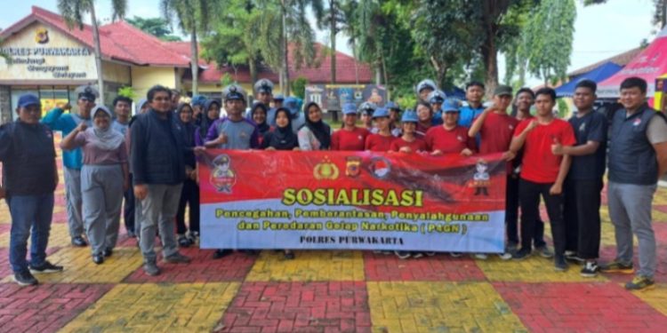 Satres Narkoba Polres Purwakarta Terus Gencar Lakukan Sosialisasi P4GN