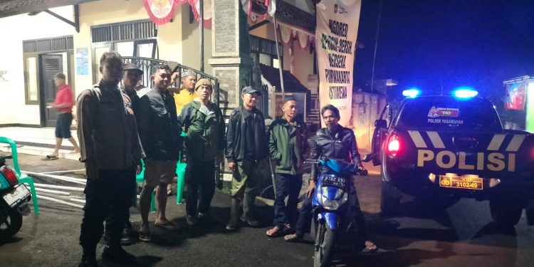 Cegah Aksi kejahatan malam hari wilayah Polsek Pasawahan dengan Patroli KRYD cegah c3 wilayah kec.pasawahan dan kec.pondok salam patroli Rutin di Lakukan