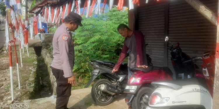 Kegiatan Preemtif Pencegahan Knalpot Brong Polsek Kiarapedes