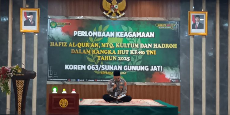 Sinergitas TNI–Polri, Polres Purwakarta Ikuti MTQ HUT ke-80 TNI