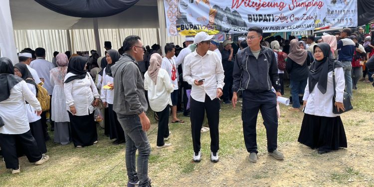 Polsek Plered Lakukan Pengamanan Kegiatan Layanan Publik Abdi Nagri Bupati Purwakarta