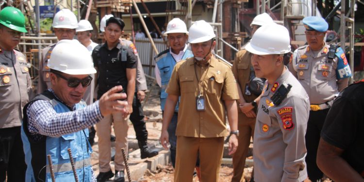 Kapolres Purwakarta Tinjau Pembangunan Ruang Tahanan Polres Purwakarta