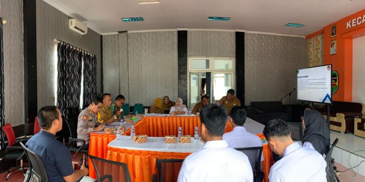Kapolsek Cibatu Ikuti Rapat Sinkronisasi Pemerataan dan Penetapan Manfaat Program Makan Bergizi Gratis