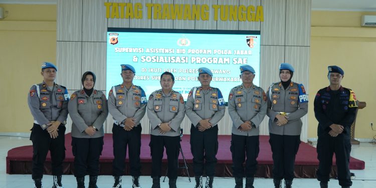 Asistensi Propam dan Sosialisasi Sistem Absensi Elektronik (SAE) di Polres Purwakarta
