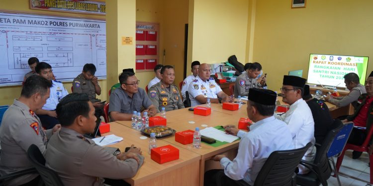 Polres Purwakarta Matangkan Persiapan Jelang Hari Santri Nasional 2025