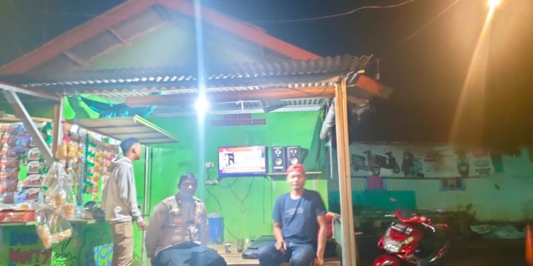 Peran serta Bhabinkamtibmas Giat Sambang pemuda desa Cihuni