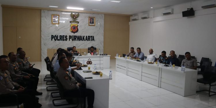 Perkuat Pemahaman Penegakan Hukum, Polres Purwakarta Ikuti Sosialisasi KUHP dan KUHAP Baru