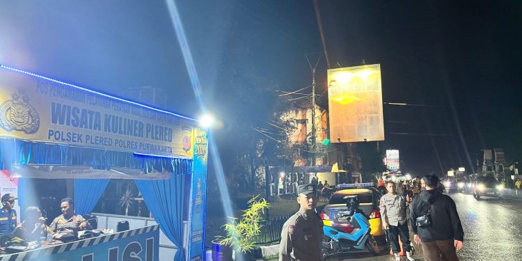 Masyarakat Berlibur Dengan Aman, Polsek Plered Maksimalkan Pelayanan di Pos PAM Operasi Lilin Lodaya 2025