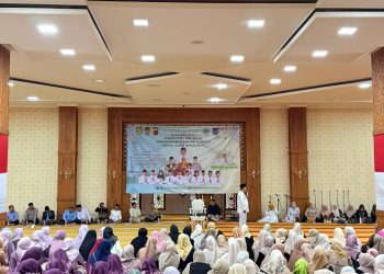 Polsek Bungursari Polres Purwakarta Hadiri Tabligh Akbar Isra Mi’raj Nabi Muhammad