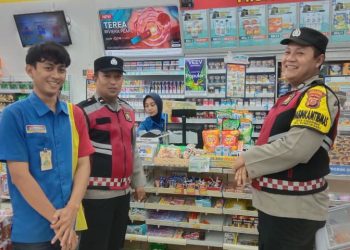 Polsek Bungursari Polres Purwakarta Gelar Patroli Malam ke Minimarket, Bank hingga SPBU