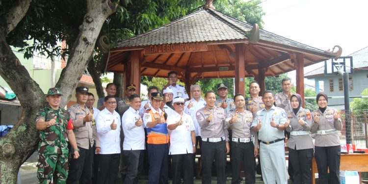 Satlantas Polres Purwakarta Lakukan Monitoring dan Evaluasi Kampung Tertib Lalu Lintas Polda Jabar