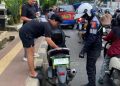 Satlantas Polres Purwakarta Tertibkan Penggunaan Knalpot Tidak Sesuai Spesifikasi Teknis