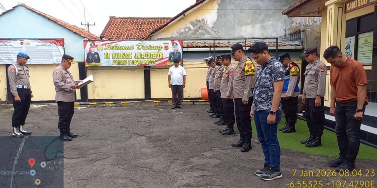 Kapolsek Jatiluhur Pimpin Apel Pagi