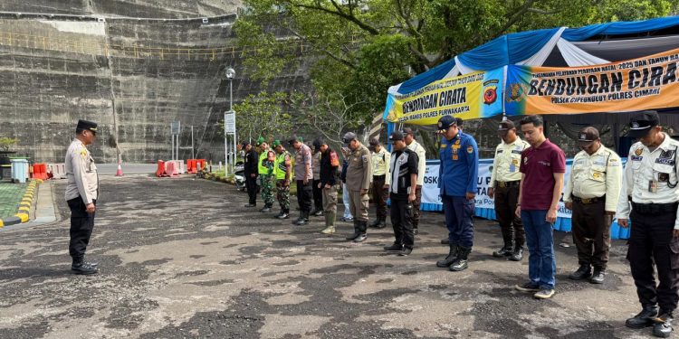 Sinergi Aparat di Bendungan Cirata, Dukung Sukses Operasi Lilin Lodaya 2025/2026