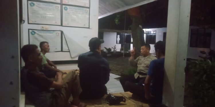 Bhabinkamtibmas Pasawahan Kidul Intensifkan Kontrol Ronda Malam dan Piket Desa