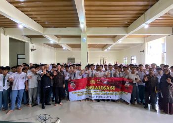 Humanis dan Edukatif, Sat Resnarkoba Polres Purwakarta Sosialisasikan P4GN kepada Pelajar SMA Al-Muhajirin