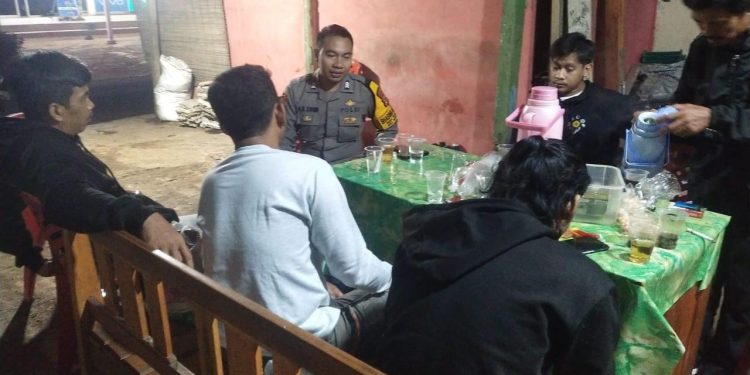 Bhabinkamtibmas Polsek Bungursari Polres Purwakarta, Sambang Malam Jaga Kamtibmas