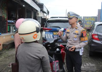 Dukung Operasi Keselamatan Lodaya 2026, Polres Purwakarta Tertibkan Knalpot Tidak Sesuai Spesifikasi