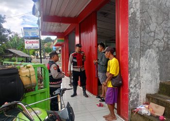 Hadir di Tengah Aktivitas Warga, Polsek Cibatu Laksanakan KRYD Siang