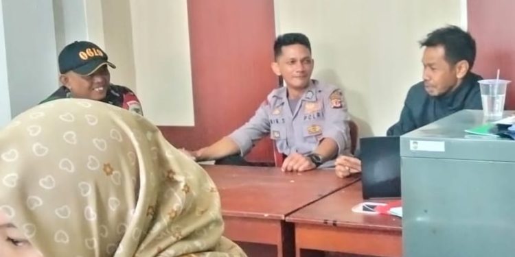 Sinergitas TNI POLRI Polsek Kiarapedes
