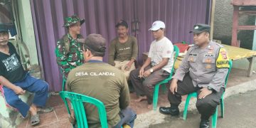 Bhabinkamtibmas dan Babinsa Bersinergi Berikan Himbauan kepada Warga dalam Rangka Operasi Pekat Lodaya 2025