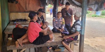 Jalin Kedekatan, Bhabinkamtibmas Polsek Bungursari Polres Purwakarta Anjangsana ke Warga Binaan