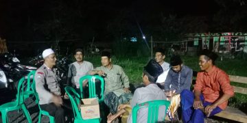Bhabinkamtibmas Polsek Cibatu Sambangi Tokoh Agama untuk Jaga Kondusifitas di Bulan Ramadhan 1446 H